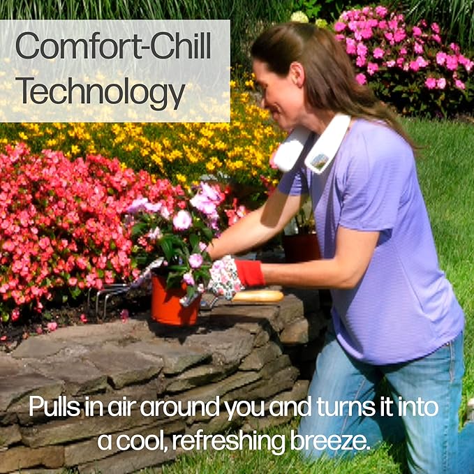 Wearable Neck Fan – USB Rechargeable 3-Speed Portable Cooler for Indoor & Outdoor Use