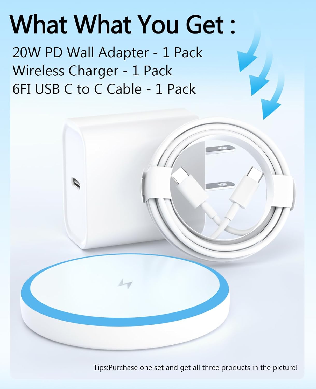 MagSafe Wireless Charger – 15W Fast Magnetic Charging Pad with Cable for iPhone Series