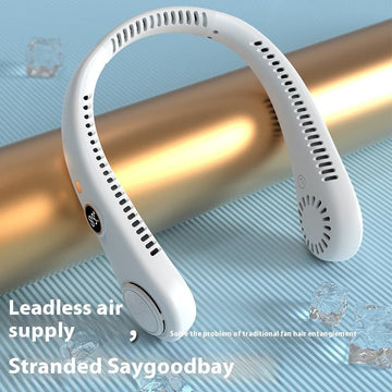 Wearable Neck Fan – USB Rechargeable 3-Speed Portable Cooler for Indoor & Outdoor Use
