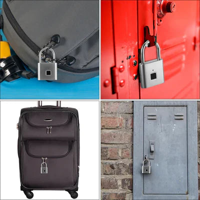 Smart Fingerprint Padlock – Keyless Biometric Security | USB Rechargeable Waterproof Lock