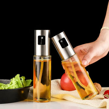 Cooking Oil Sprayer – Glass Oil Spray Bottle for Kitchen, BBQ, Baking & Grilling