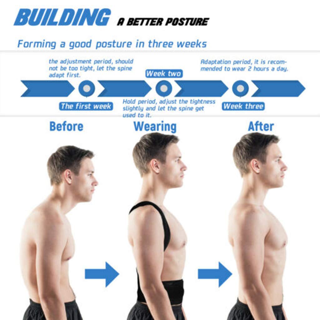 Adjustable Back Posture Corrector – All-Day Comfort & Support