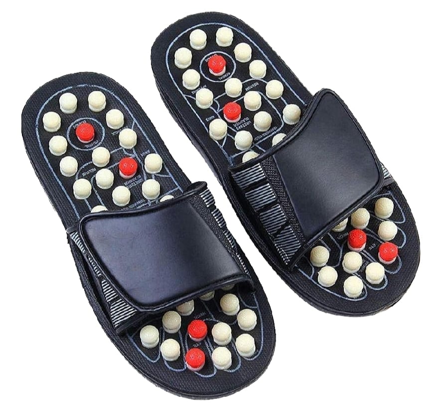 Blueidea Acupressure Massage Slippers – Reflexology Sandals for Foot Therapy, Pain Relief & Improved Blood Circulation