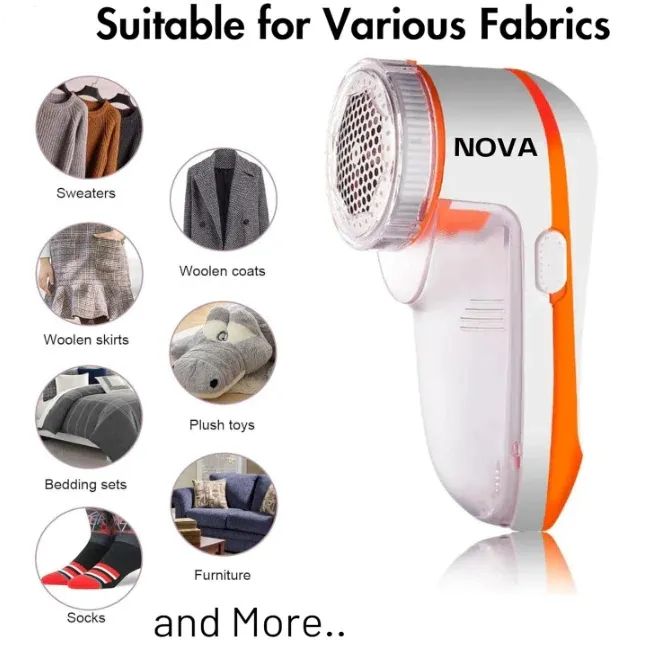 NOVA Electric Lint Remover – Rechargeable Fabric Shaver for Winter Clothes & Sweaters
