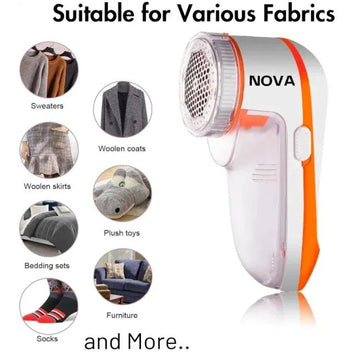 NOVA Electric Lint Remover – Rechargeable Fabric Shaver for Winter Clothes & Sweaters